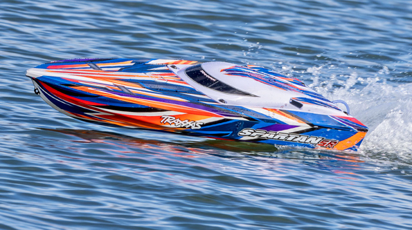 Traxxas Spartan SR Brushless RC Boat in Action - High-Speed Remote Control Racing Boat for Kids and Adults
