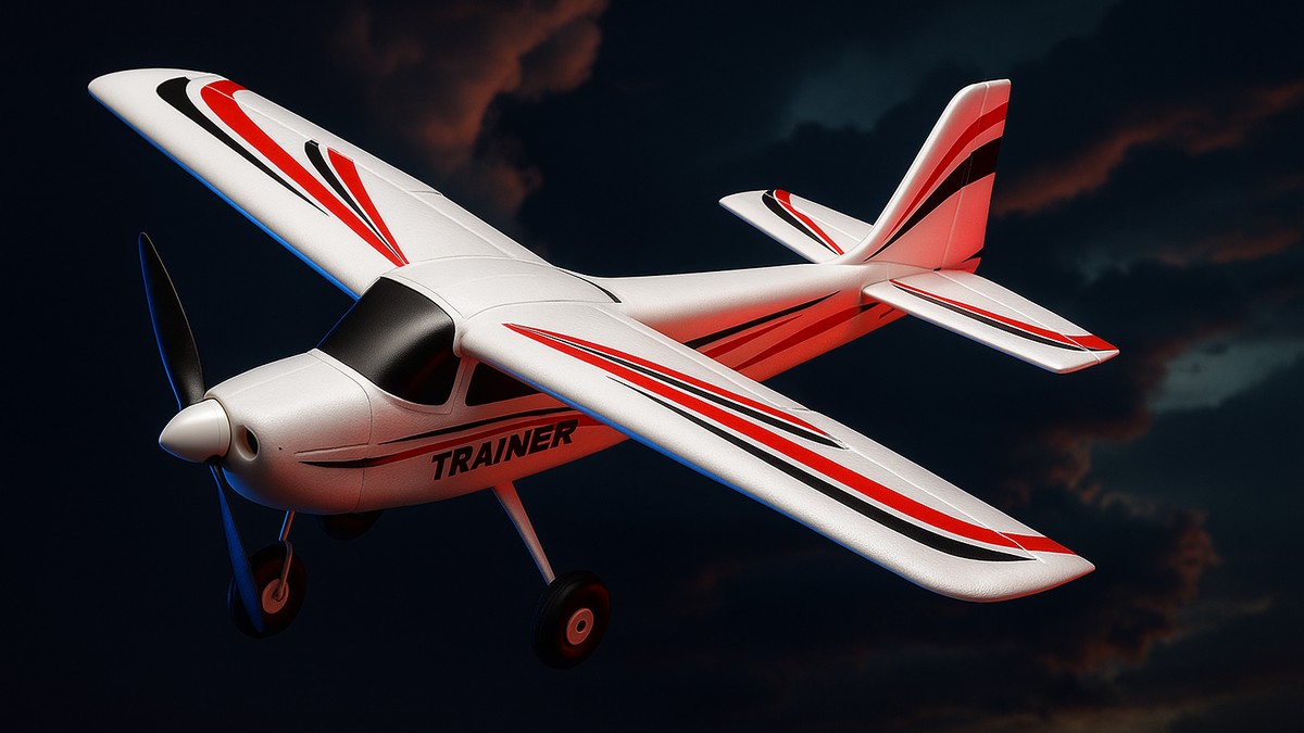 RC Airplane in Flight - Beginner Guide