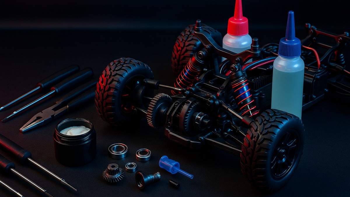 RC Car Maintenance Tools and Parts